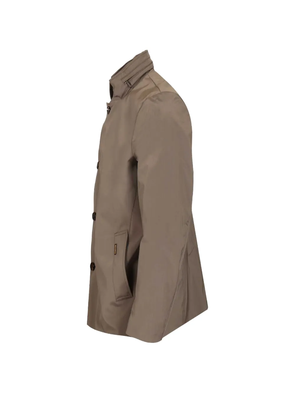  Moorer Borromini Buttoned Stand-collar Jacket - Neutrals 