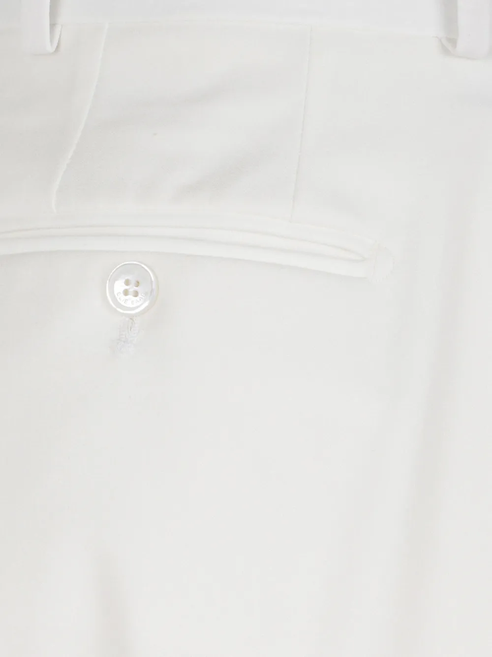 Elie Saab Gabardine plooibroek Wit