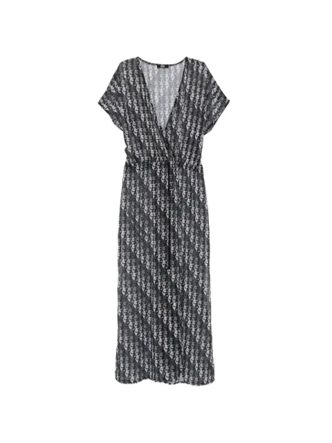Karl Lagerfeld monogram-print maxi dress