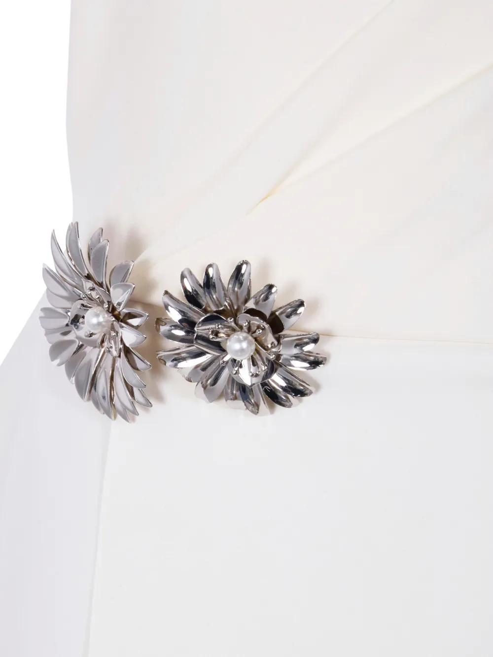  Chiara Boni La Petite Robe Floral-embellished Jumpsuit - Neutrals 