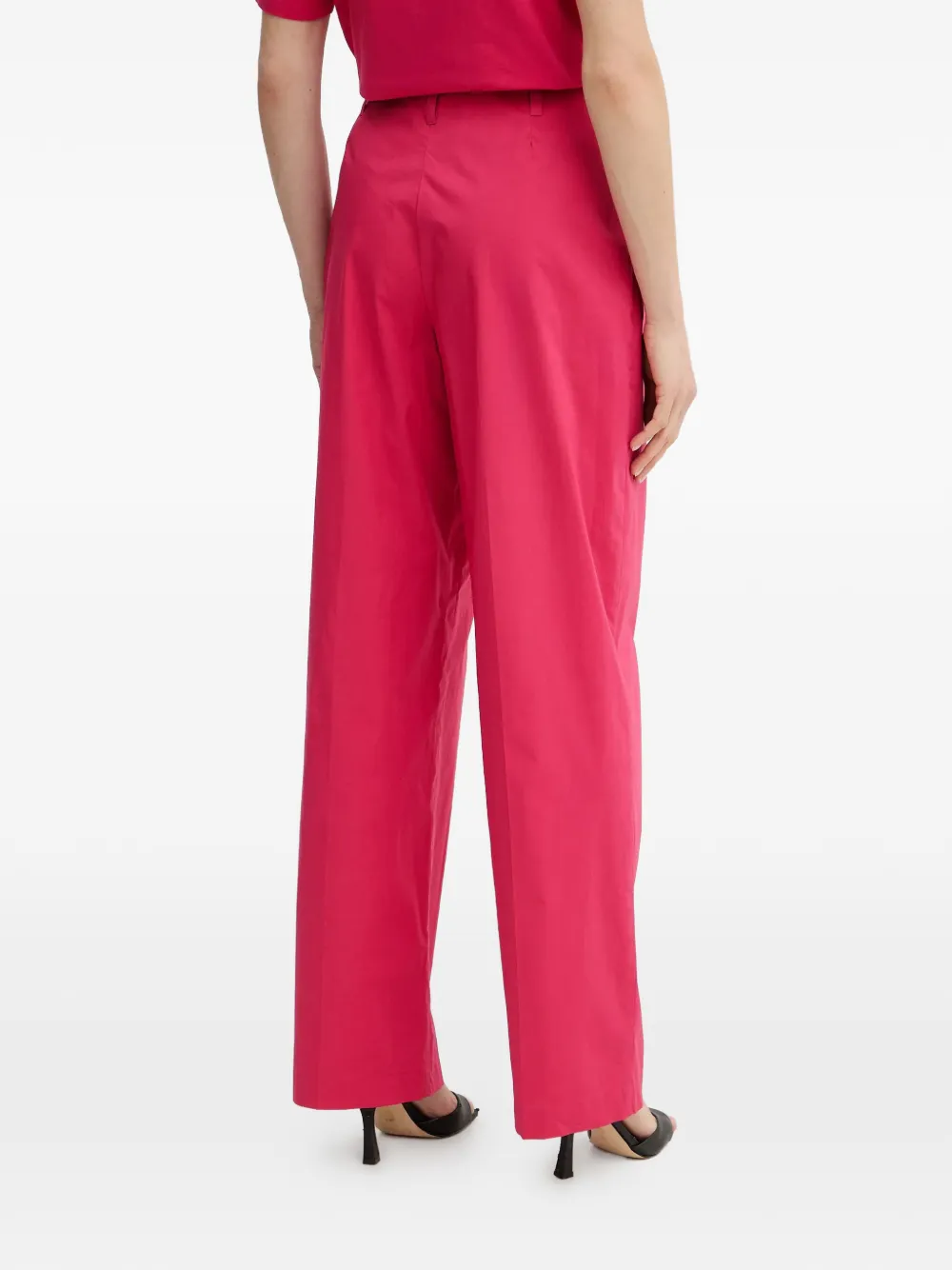  Twinset Pleated Wide-leg Trousers - Pink 