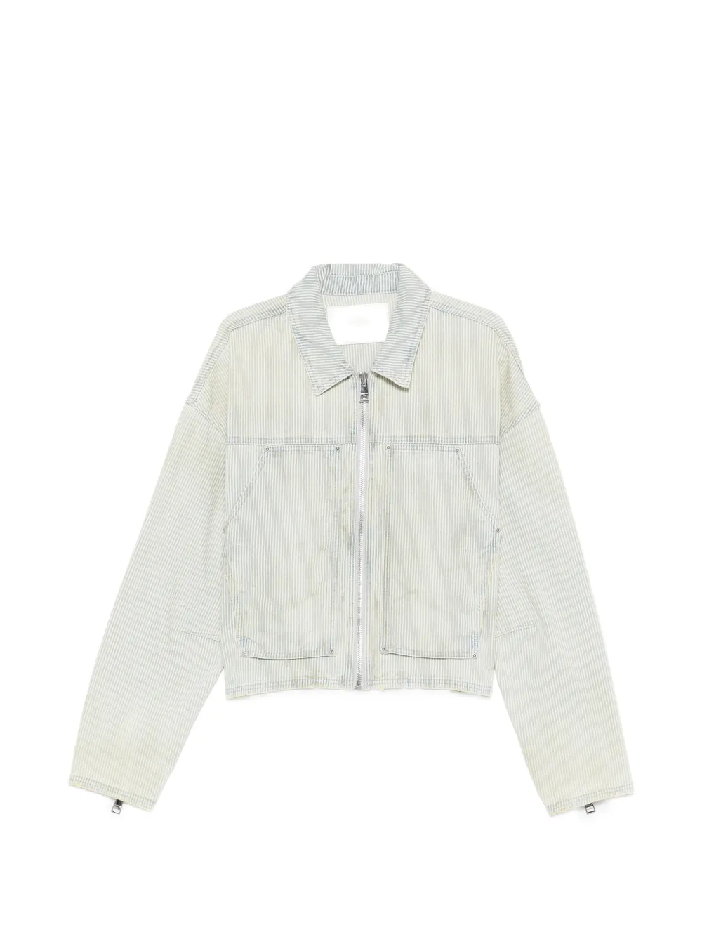 Purple Brand striped zip jacket - Toni neutri