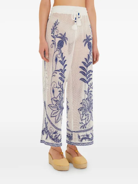 FARM Rio pantalones bordados