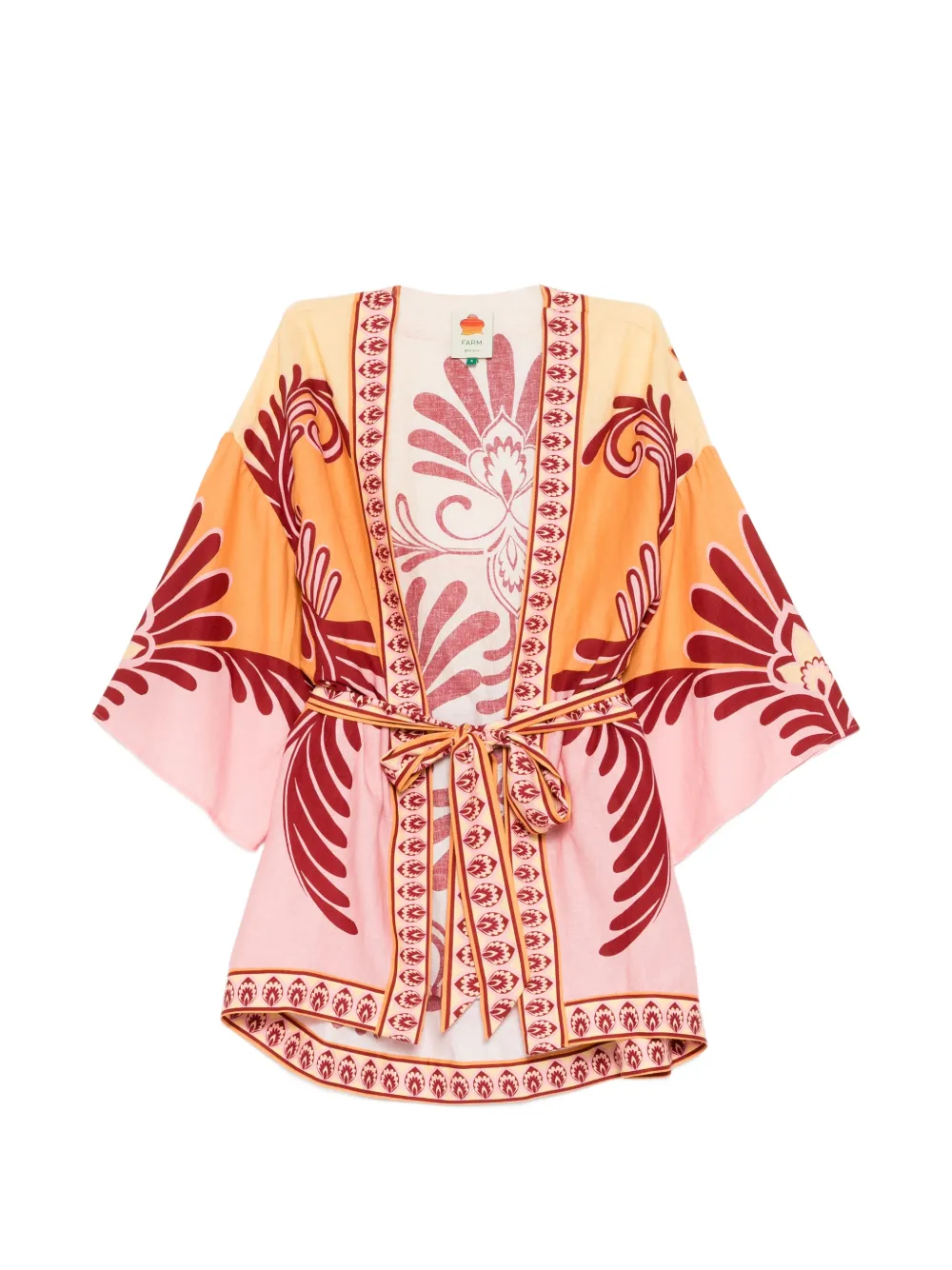 FARM Rio Arabesc Soft Kimono - Arancione