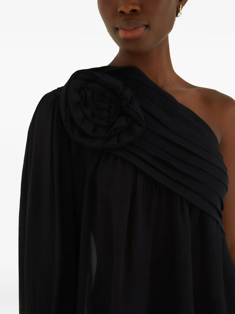 FARM Rio Asymmetrische top Zwart