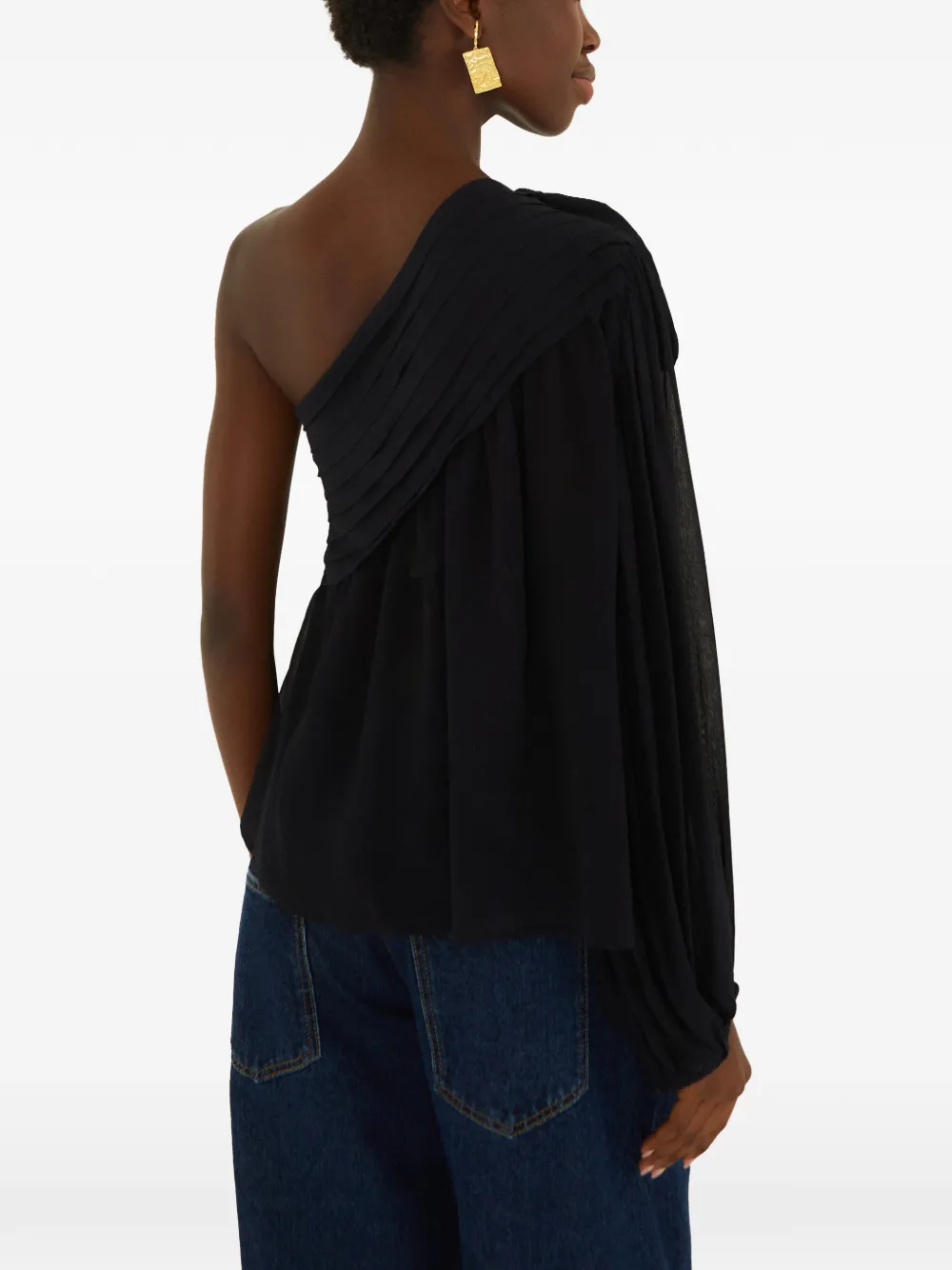 FARM Rio Asymmetrische top Zwart