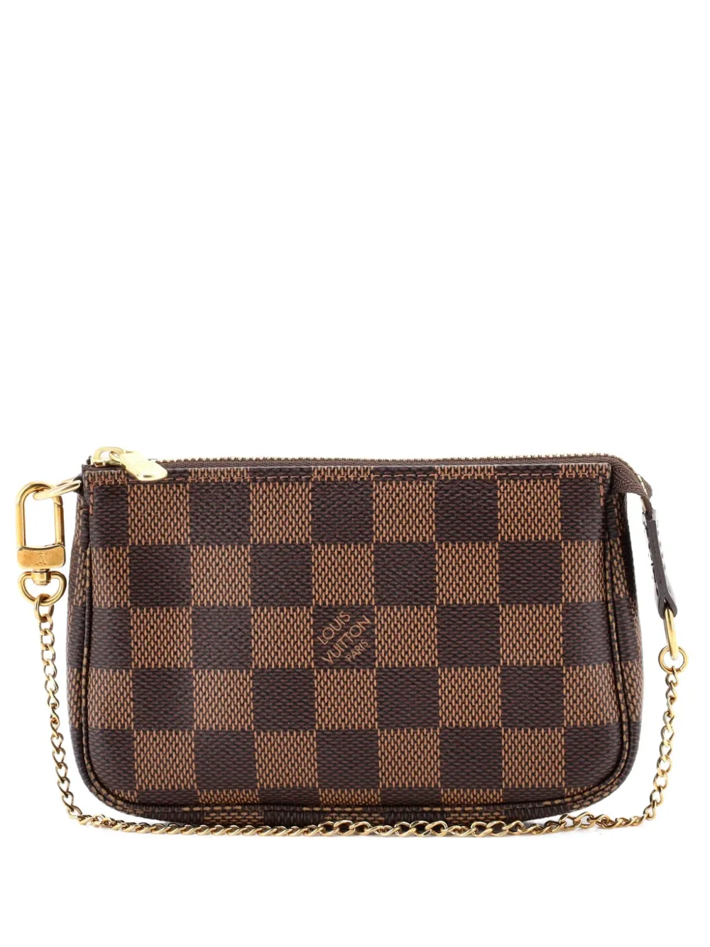 Louis Vuitton Pre-Owned Pochette Accessoires Damier Mini clutch bag - Marrone