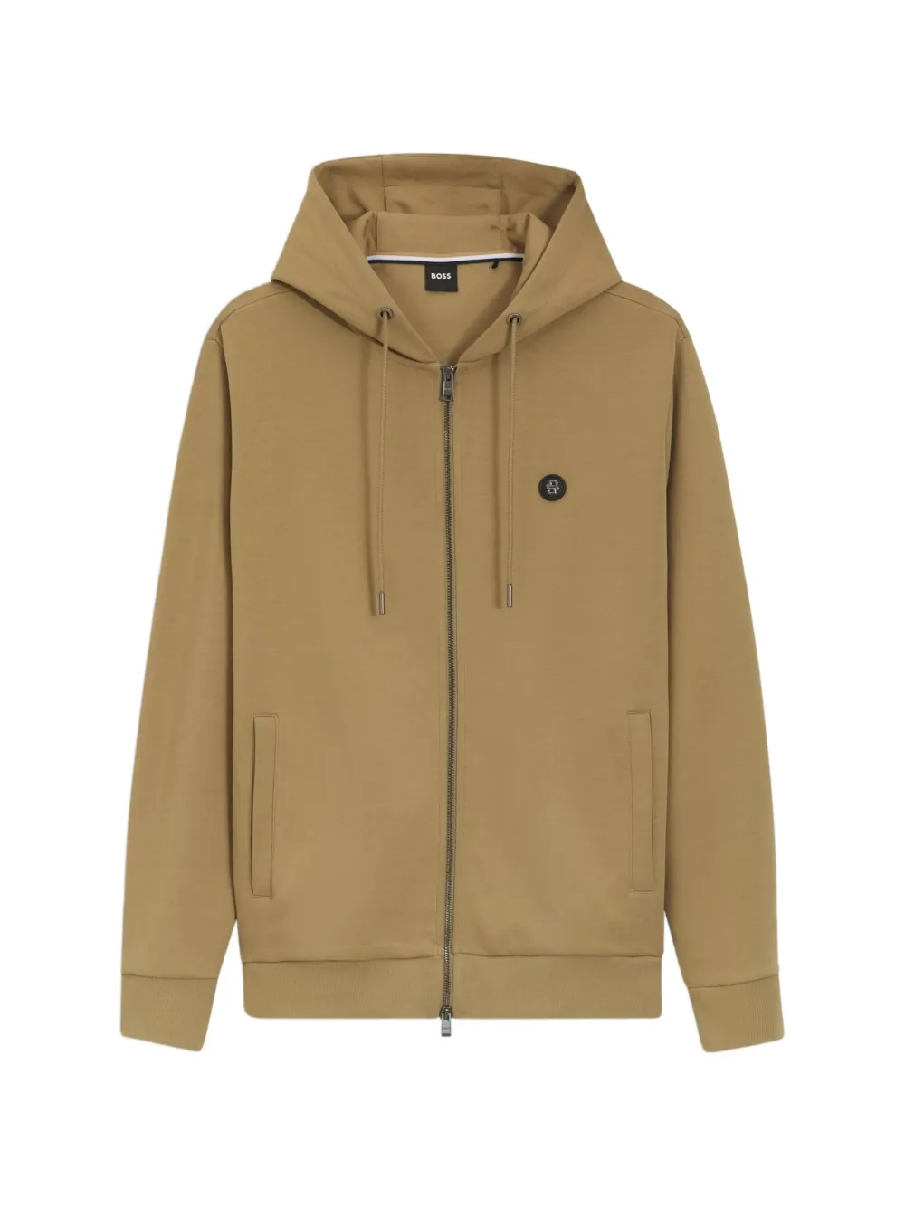 BOSS zip hoodie - Toni neutri
