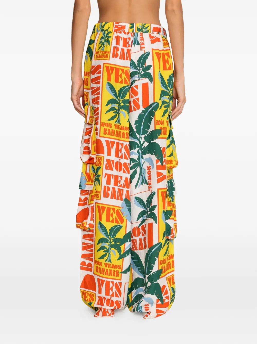 Amir Slama Broek met print Geel