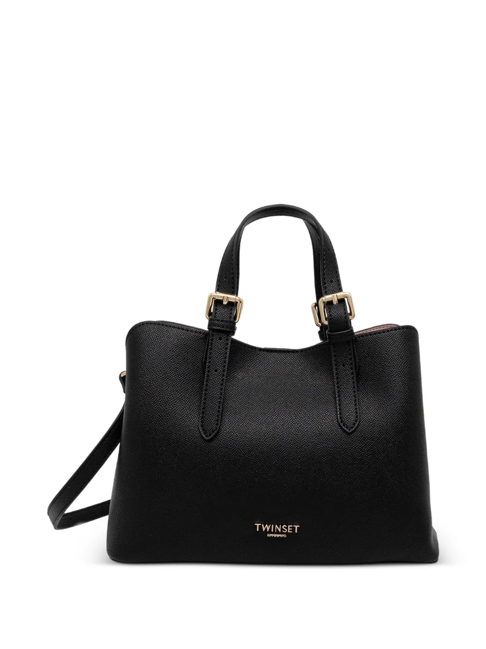 TWINSET logo-plaque tote bag - Nero
