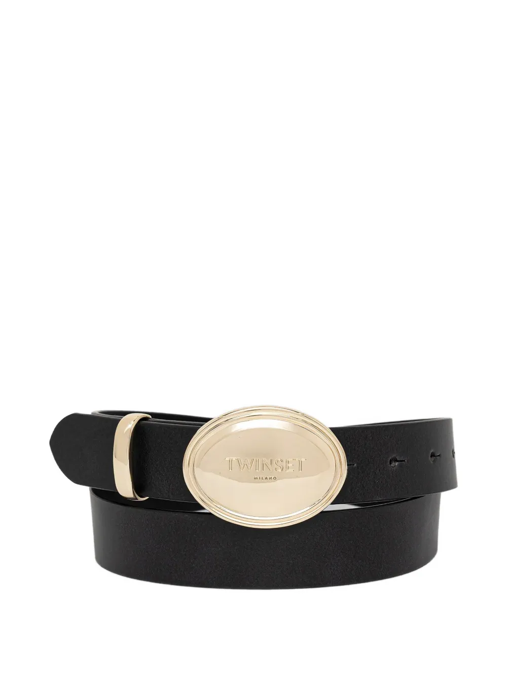 TWINSET oval-buckle belt - Nero