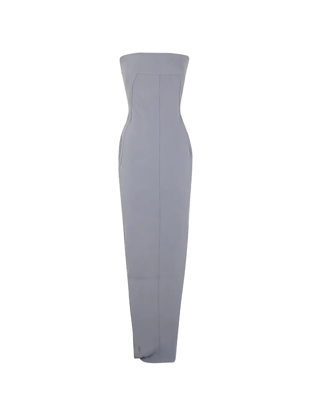 Rick Owens seam slit maxi dress - Grigio