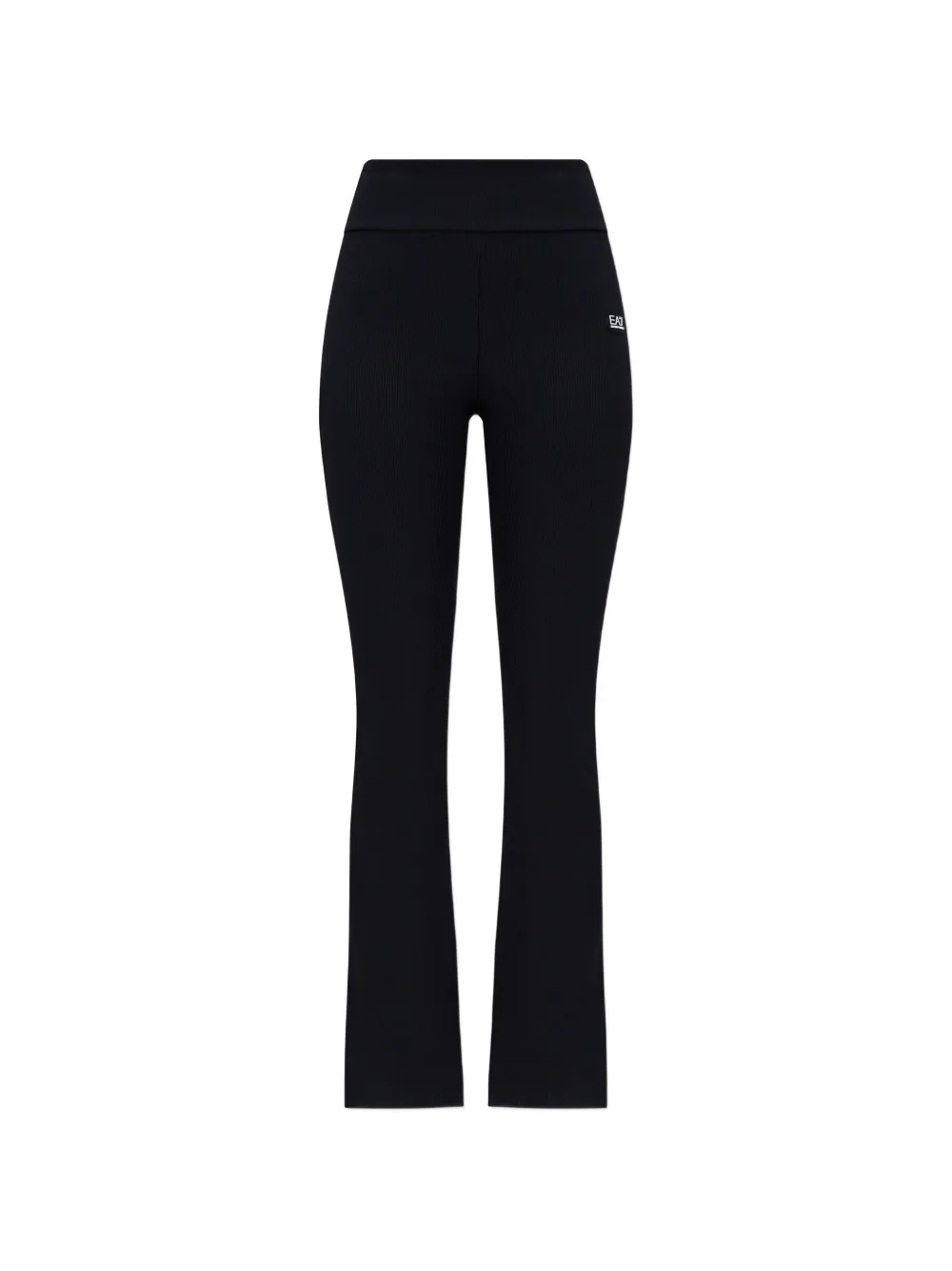 Ea7 Emporio Armani ribbed track pants - Nero