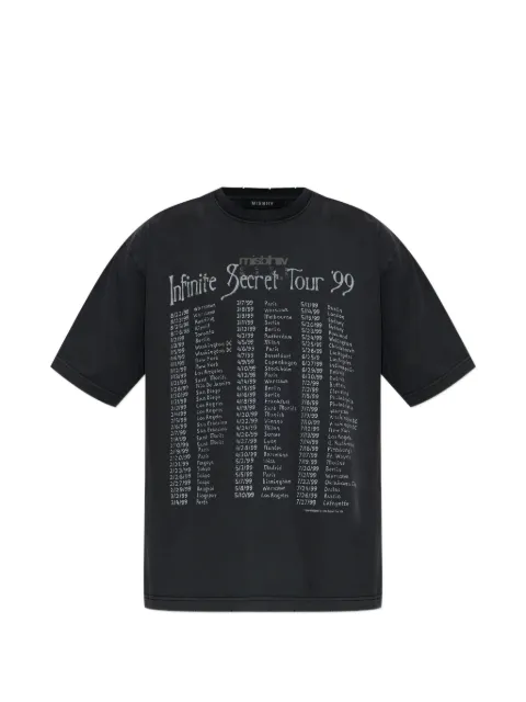 MISBHV infinite secret tour print T-shirt