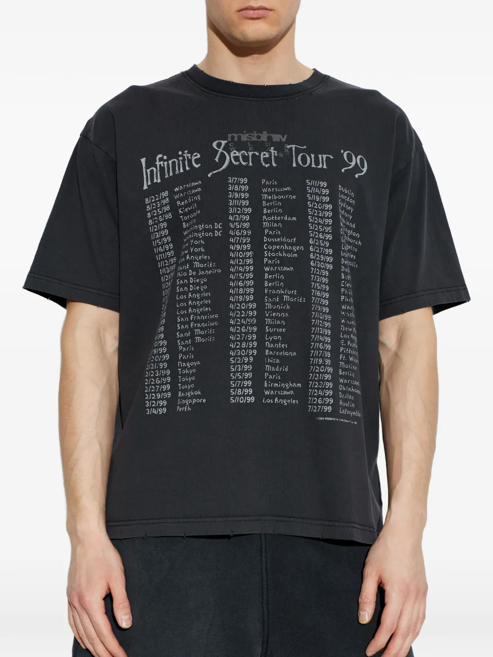 MISBHV T-shirt met print Zwart