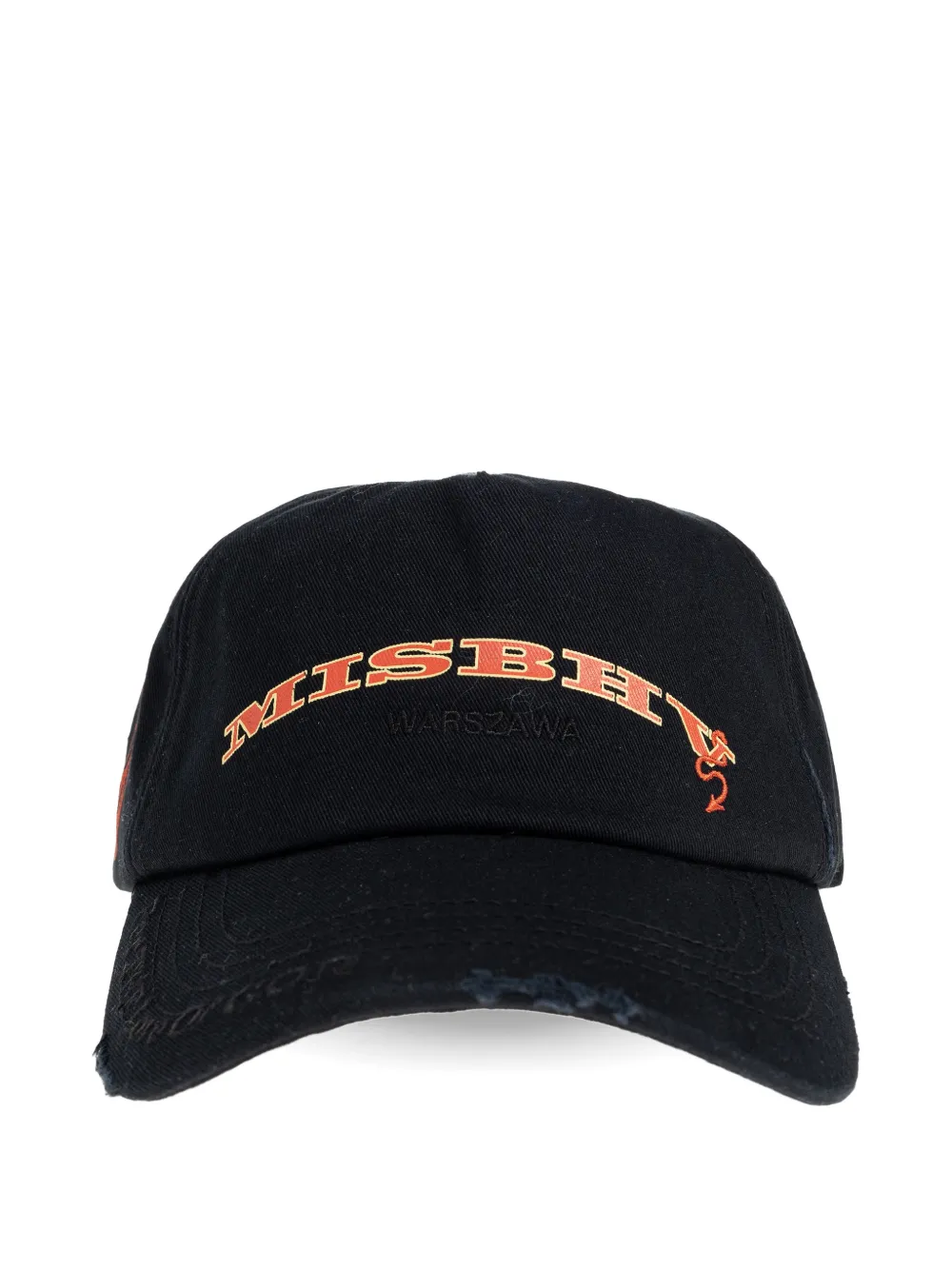MISBHV distressed baseball cap - Nero