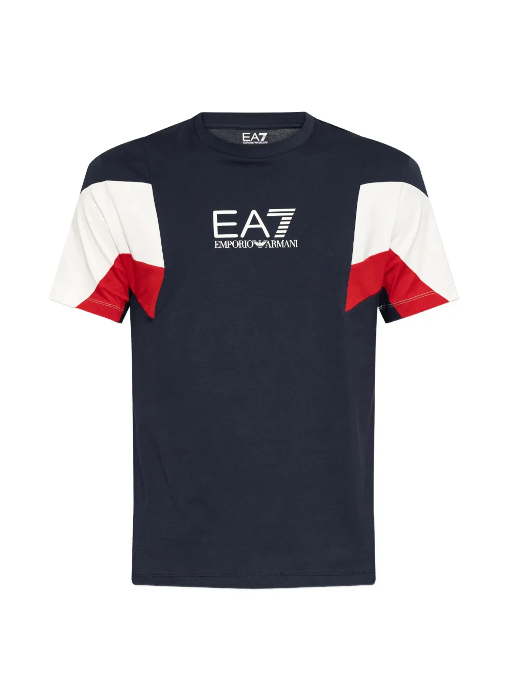 Ea7 Emporio Armani colourblock T-shirt - Blu