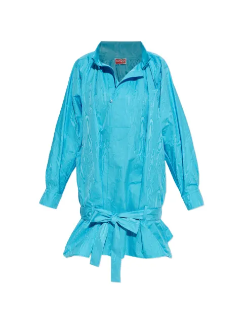 Kenzo tie-detail ruffled dress