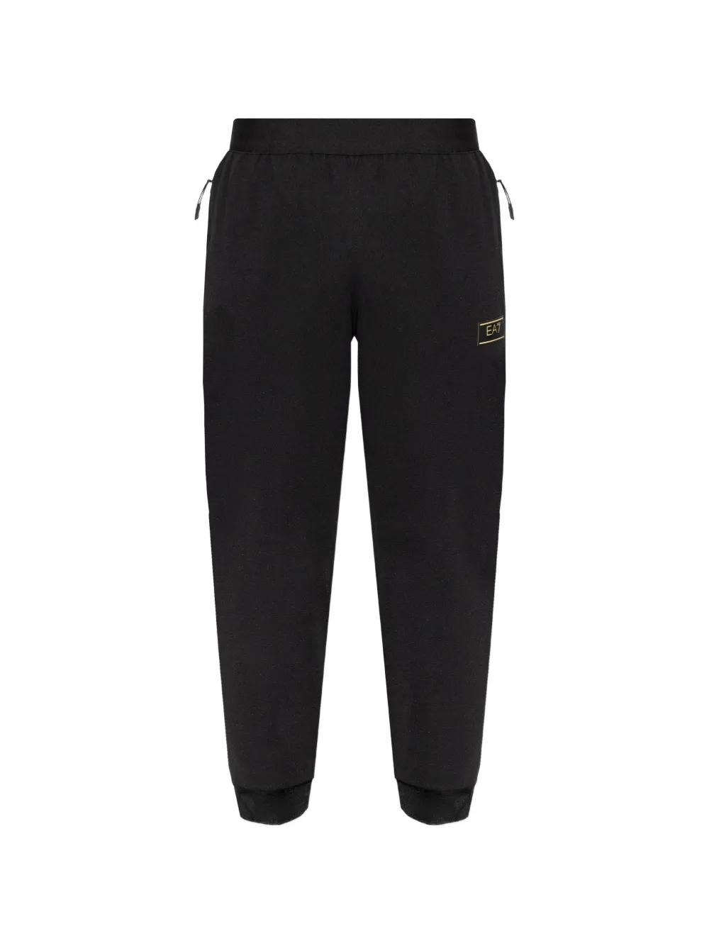 Ea7 Emporio Armani logo-patch track pants - Nero