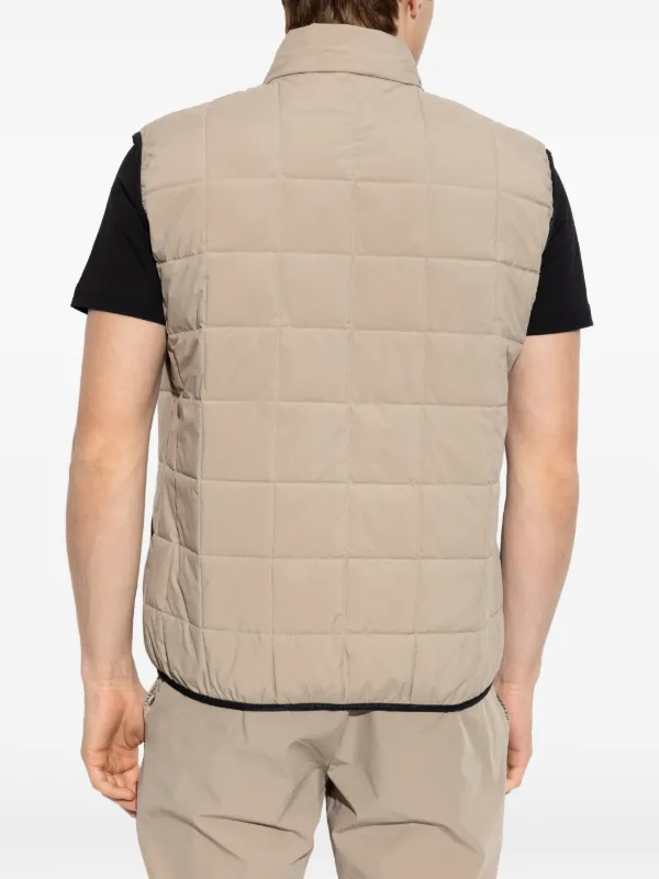 Ea7 Emporio Armani キルティング ベスト | ニュートラル | FARFETCH JP