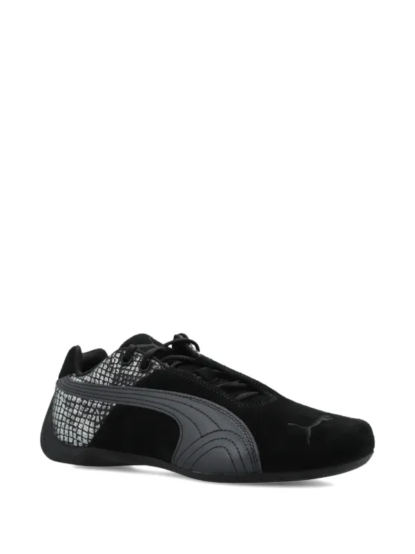 PUMA future CATブラック スニーカー PUMA Future Cat Leather Sneakers | Black | FARFETCH