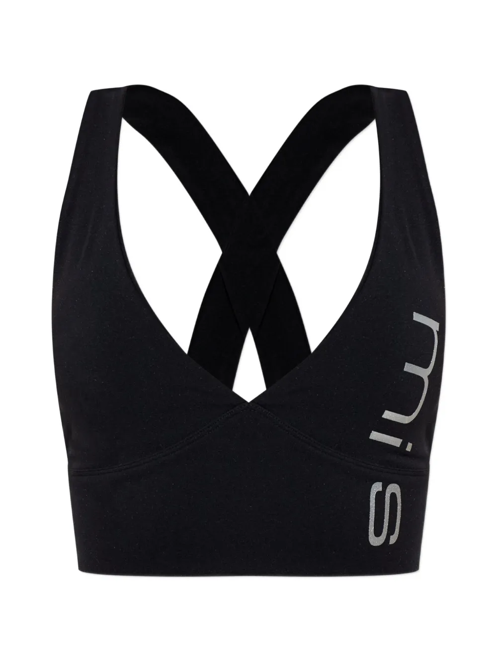 MISBHV logo-print sports bra - Schwarz