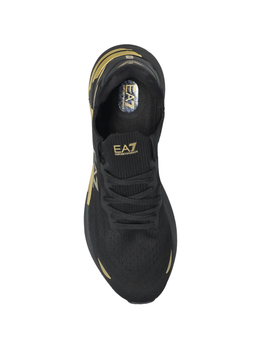 Ea7 Emporio Armani Crusher Distance logo-detail sneakers Zwart