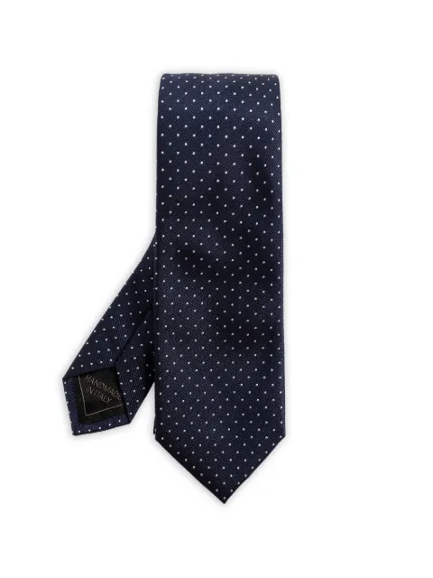 Brioni dotted silk tie