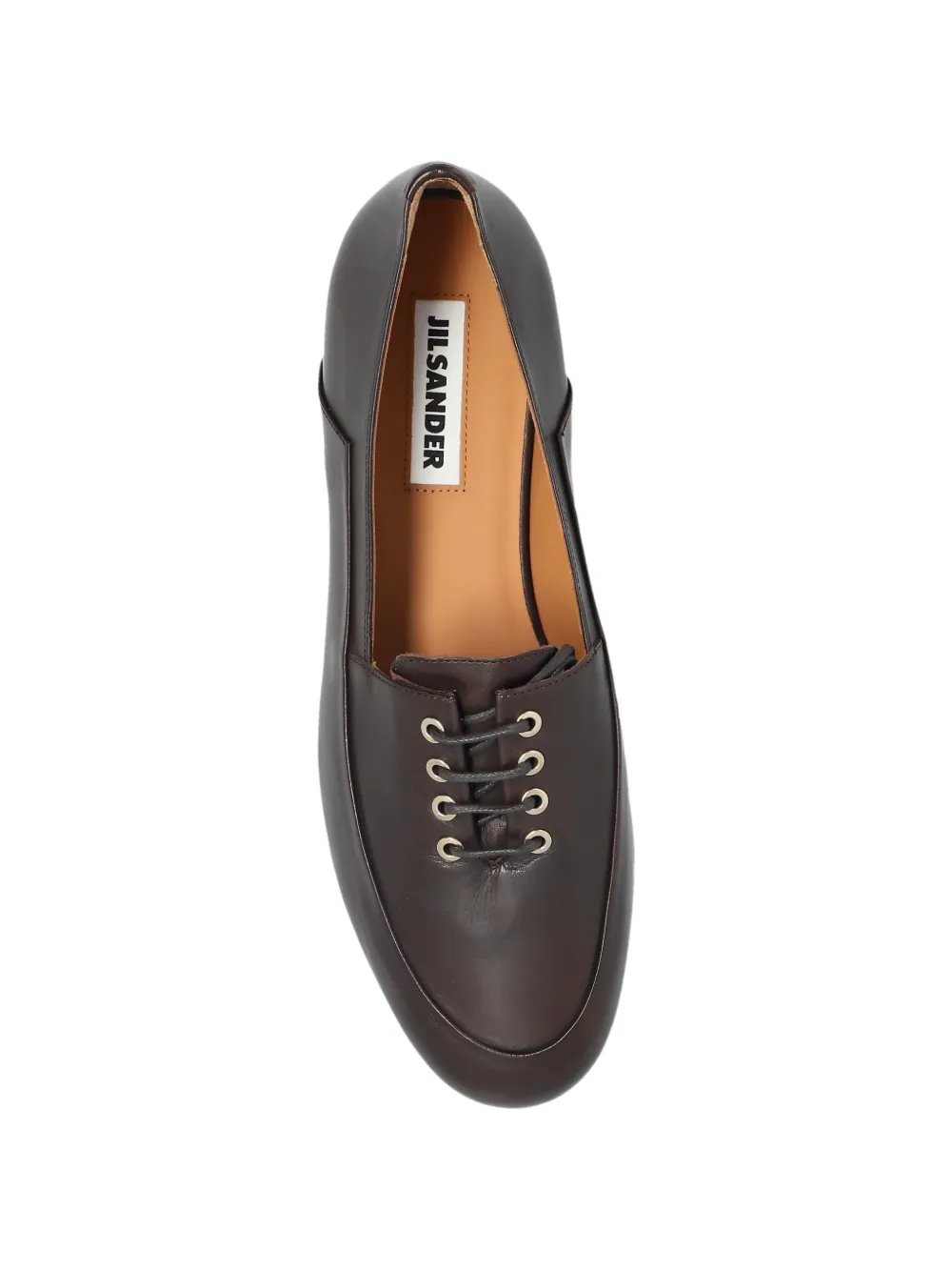 Jil Sander Leren sneakers Bruin