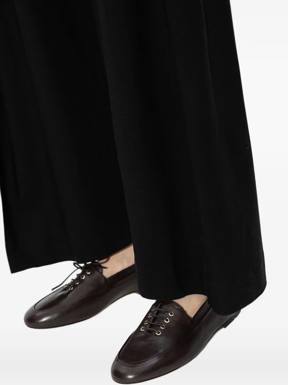 Jil Sander Leren sneakers Bruin