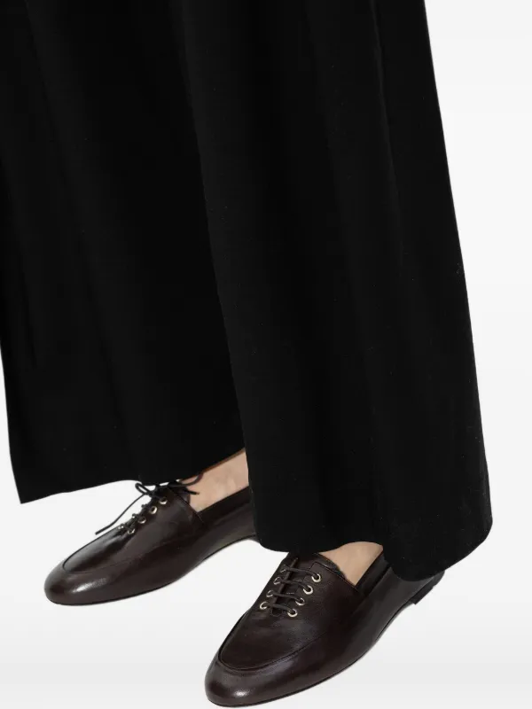 Jil Sander レースアップ レザースニーカー | ブラウン | FARFETCH JP