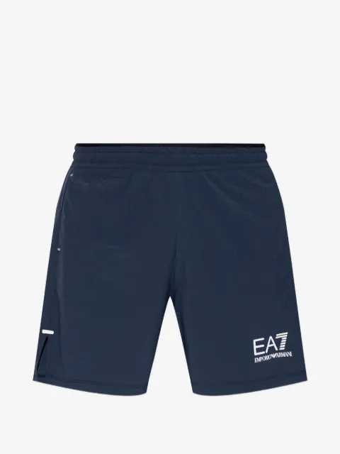 Ea7 Emporio Armani logo-print shorts