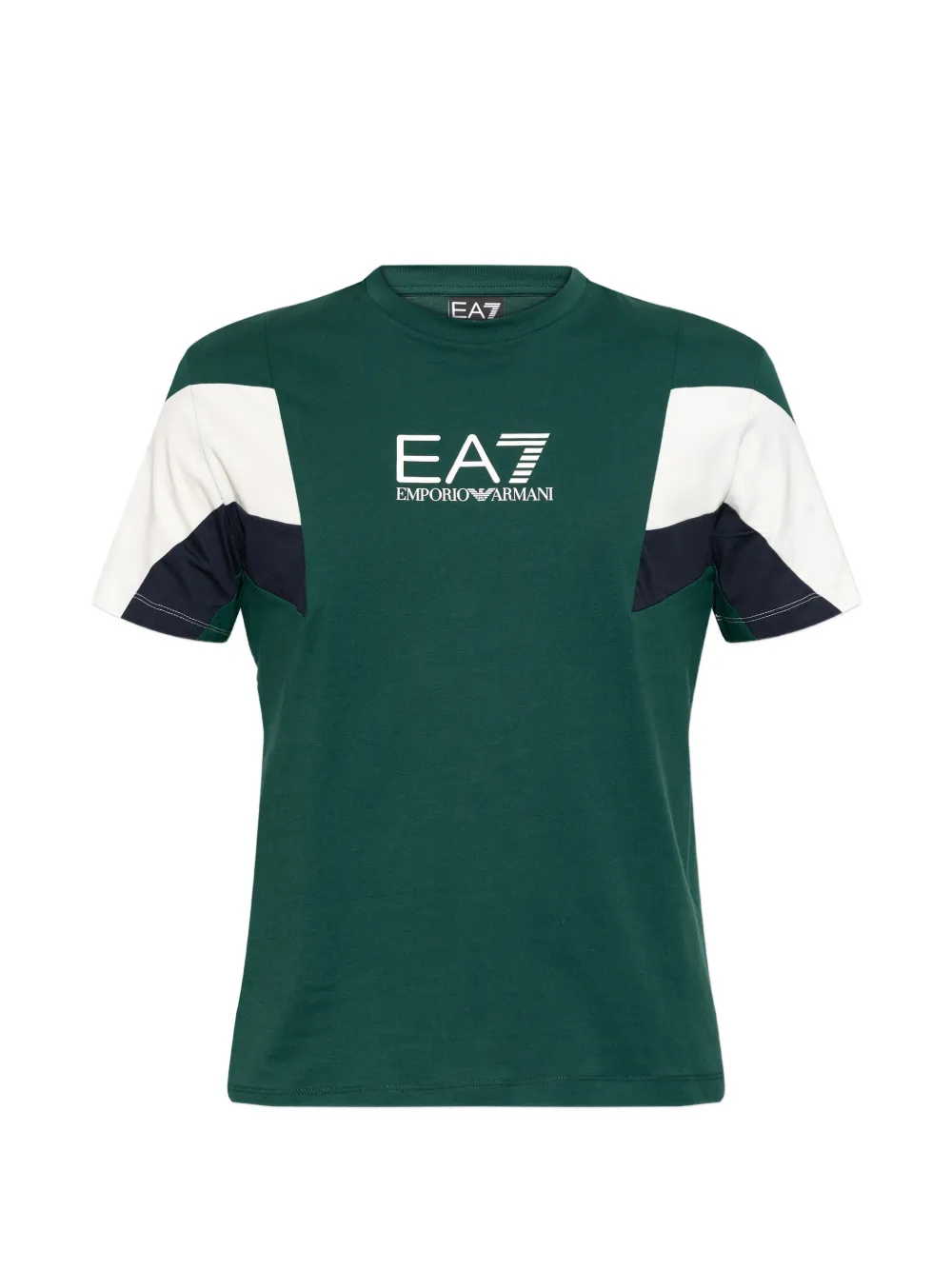 Ea7 Emporio Armani logo-print T-shirt - Verde