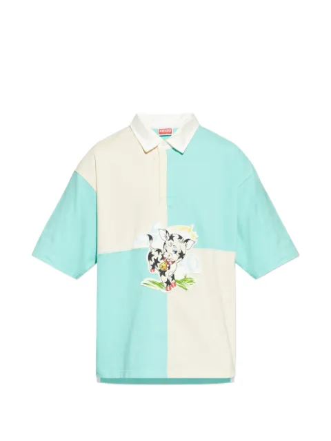 Kenzo cartoon polo shirt