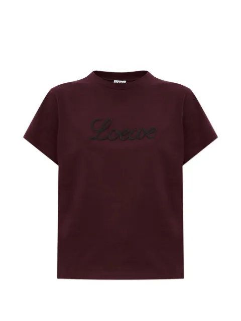 LOEWE logo-embroidered T-shirt