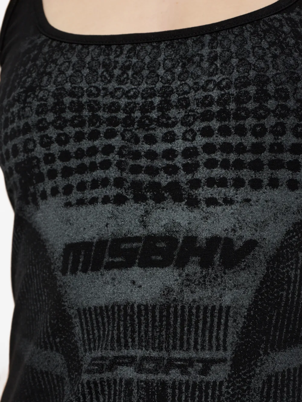 MISBHV Mini-jurk met logodetail Zwart