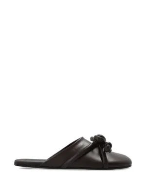 LOEWE Edge レザーミュール | ブラック | FARFETCH JP