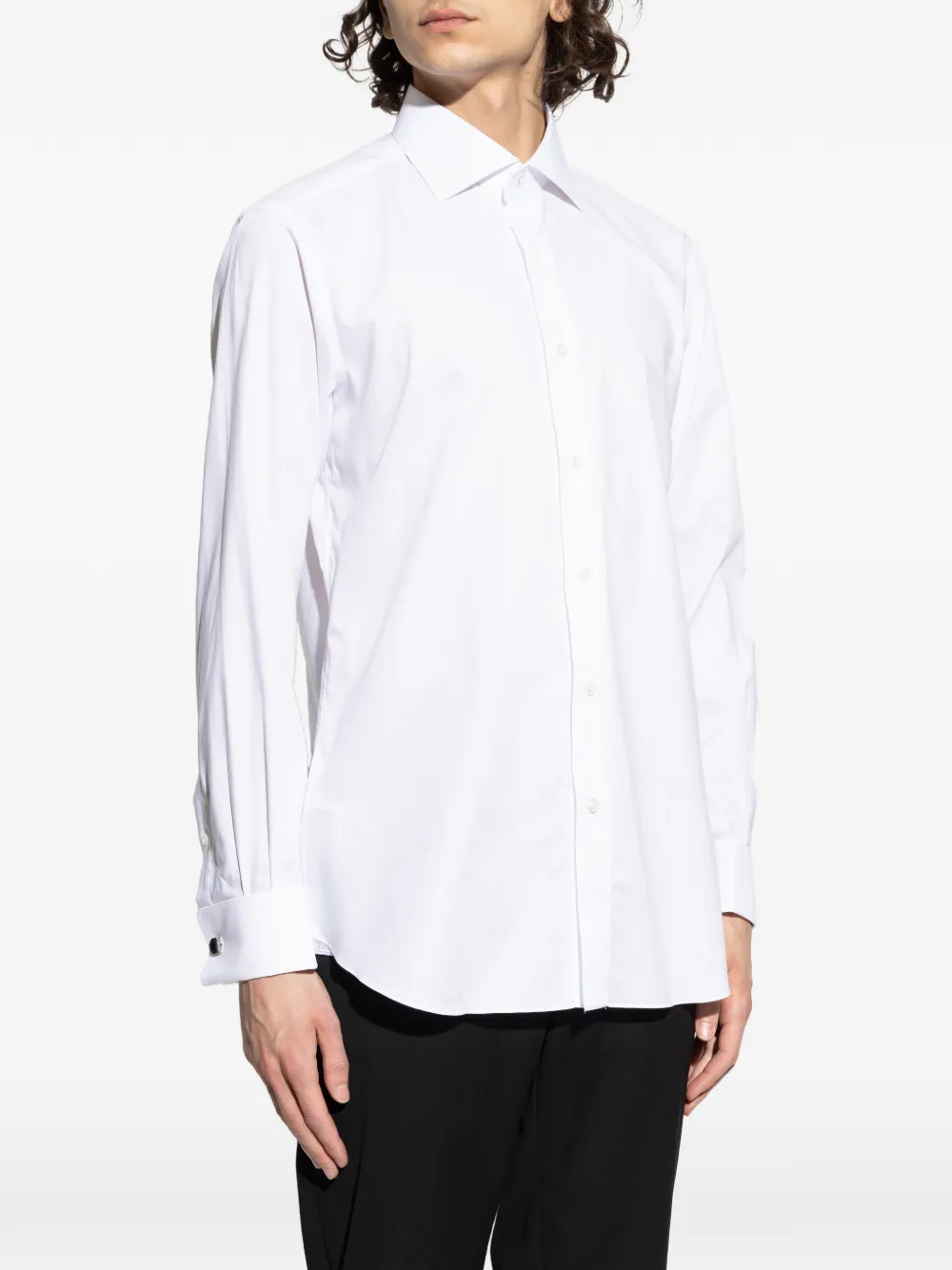 Brioni Formal Buttoned Shirt - White 