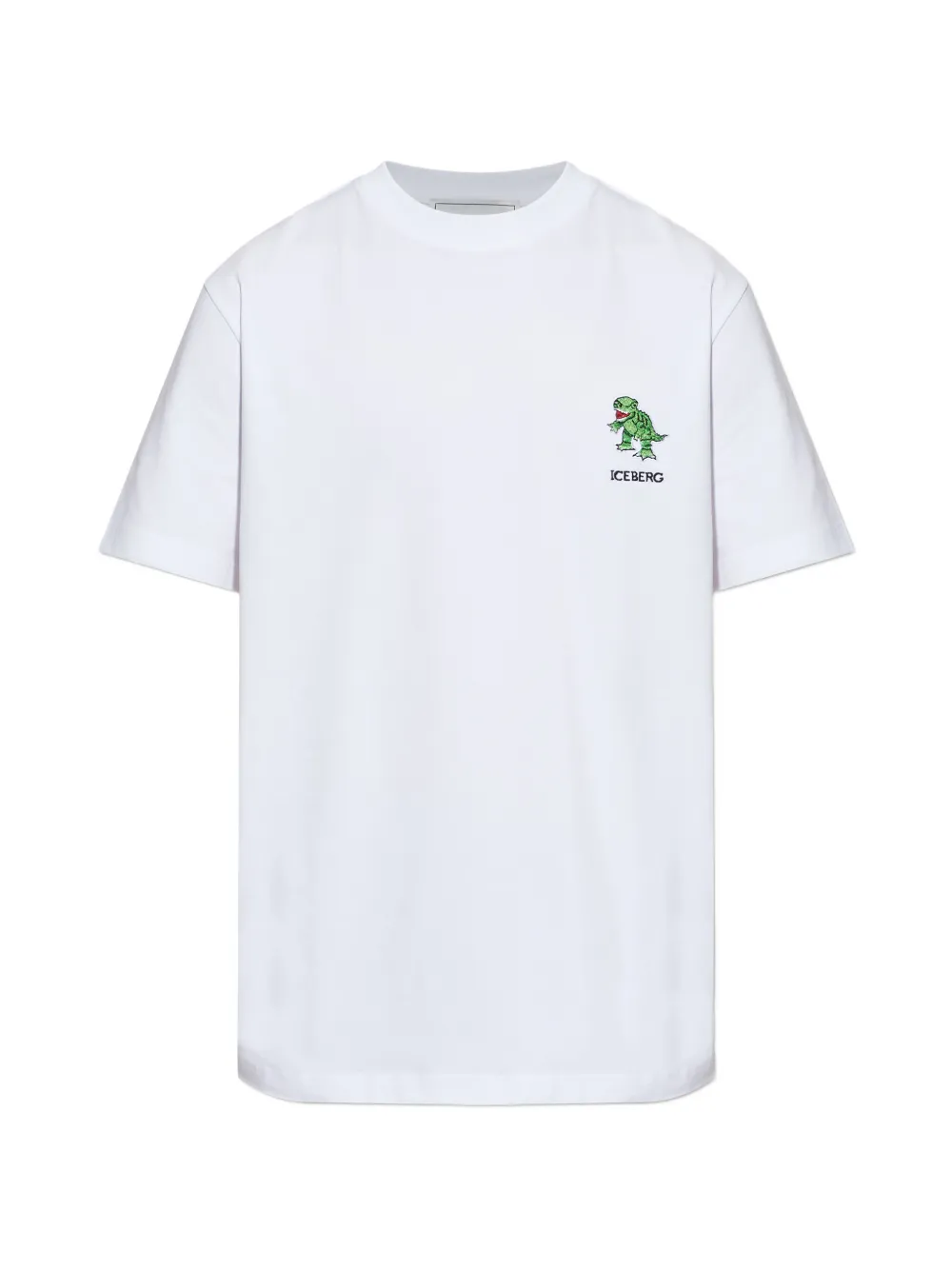 Iceberg dinosaur-embroidered T-shirt - Bianco