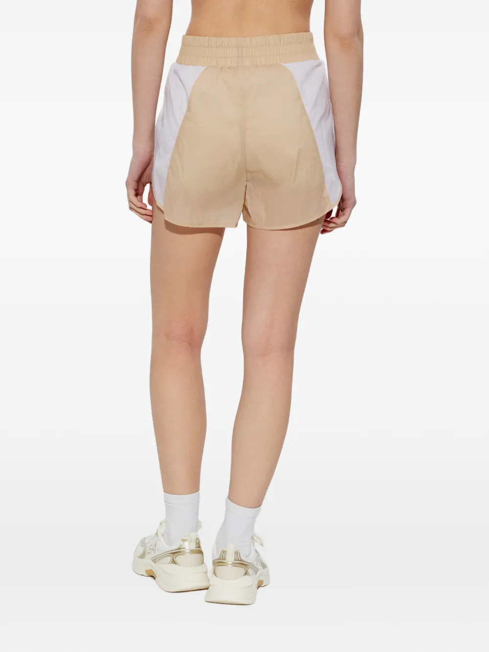 Logo-Patch Colour-Block Shorts
