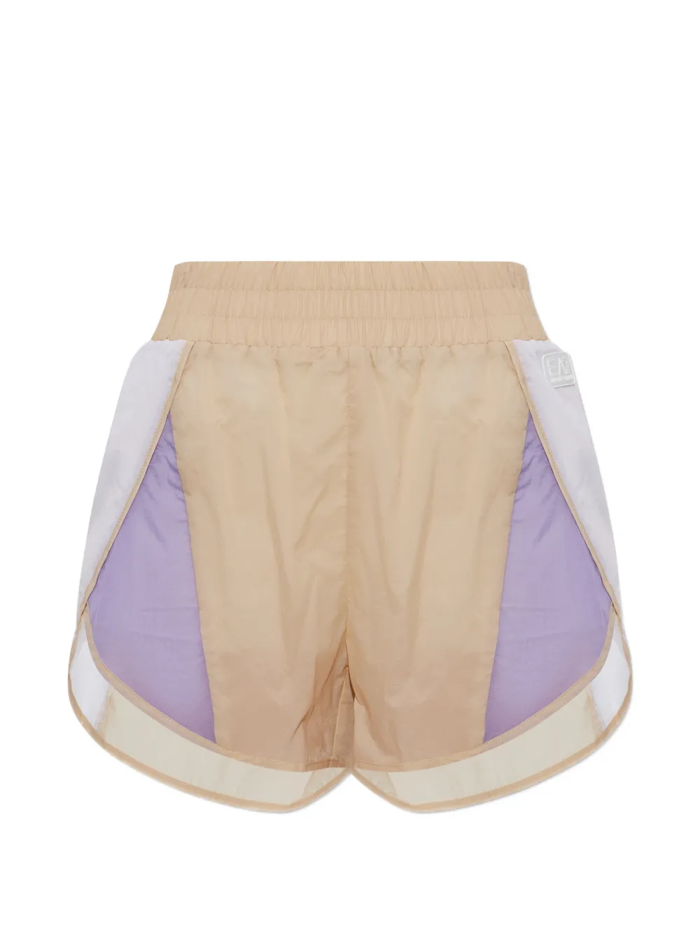 Logo-Patch Colour-Block Shorts