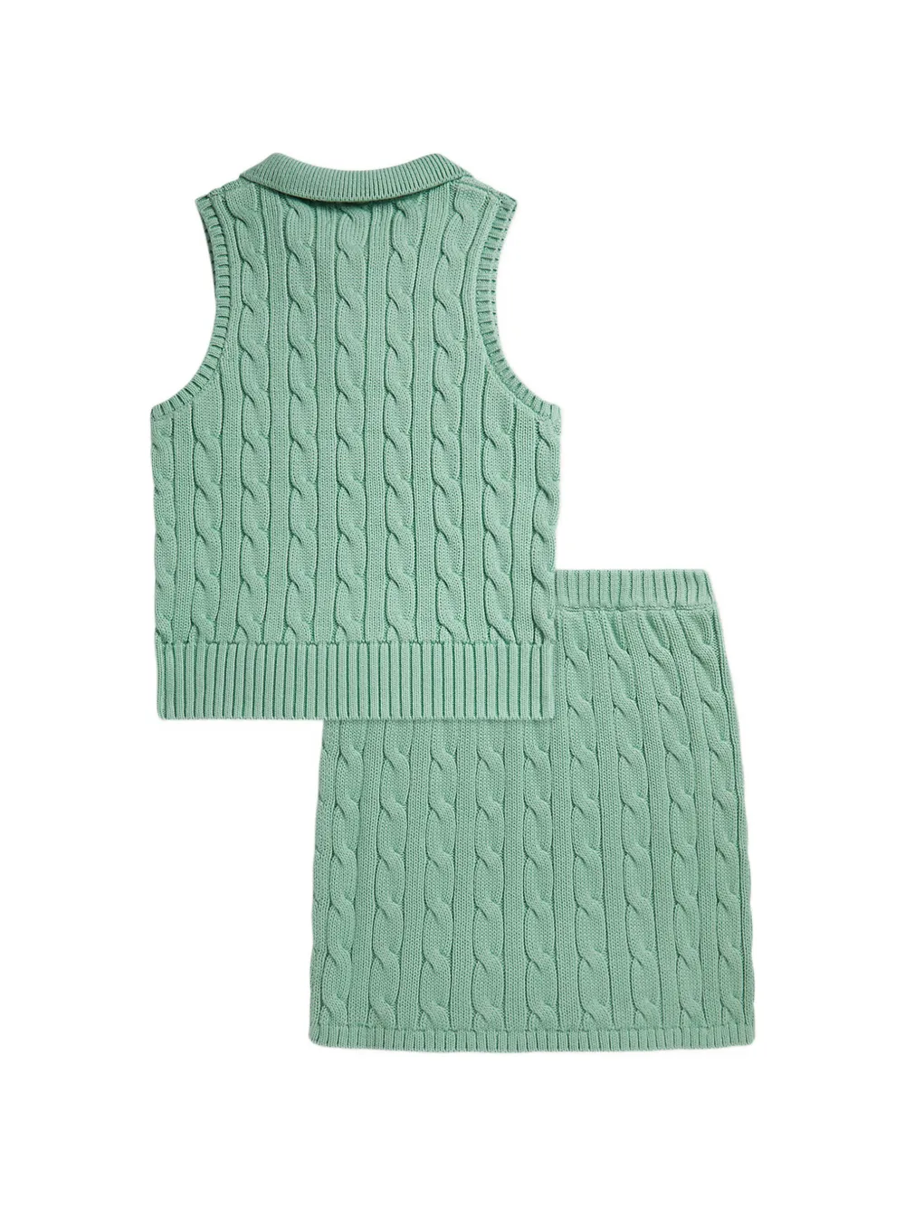 Cable Knit Skirt Set Of Two