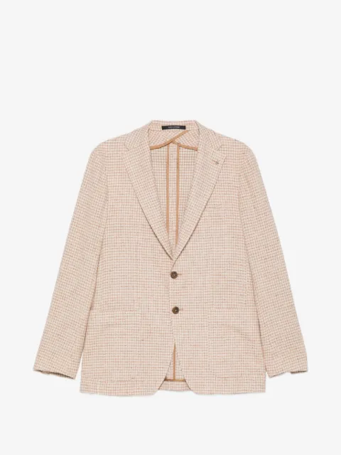 Tagliatore buttoned patterned blazer