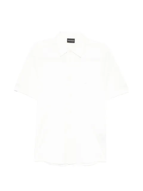 Emporio Armani logo-embroidered shirt