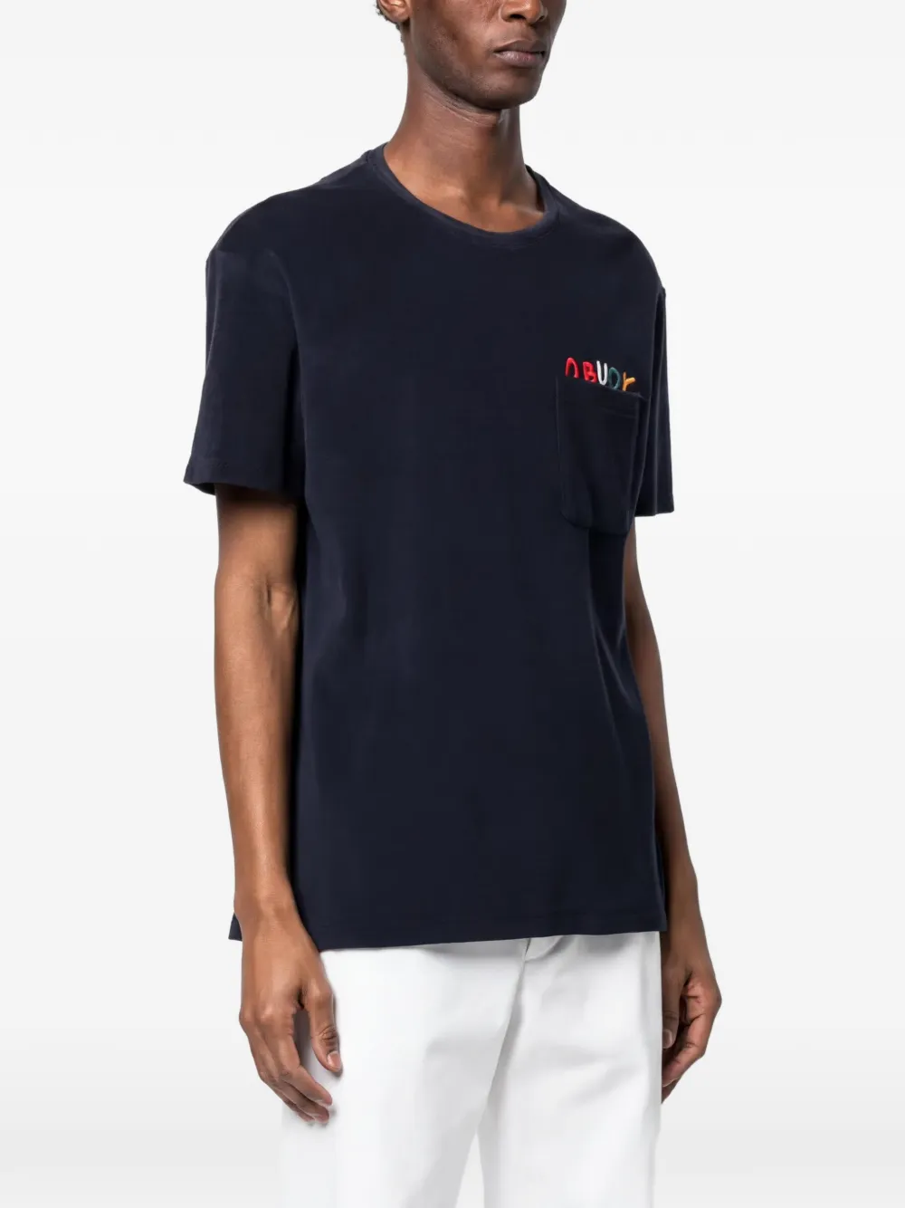 Orlebar Brown T-shirt met borstzak Blauw