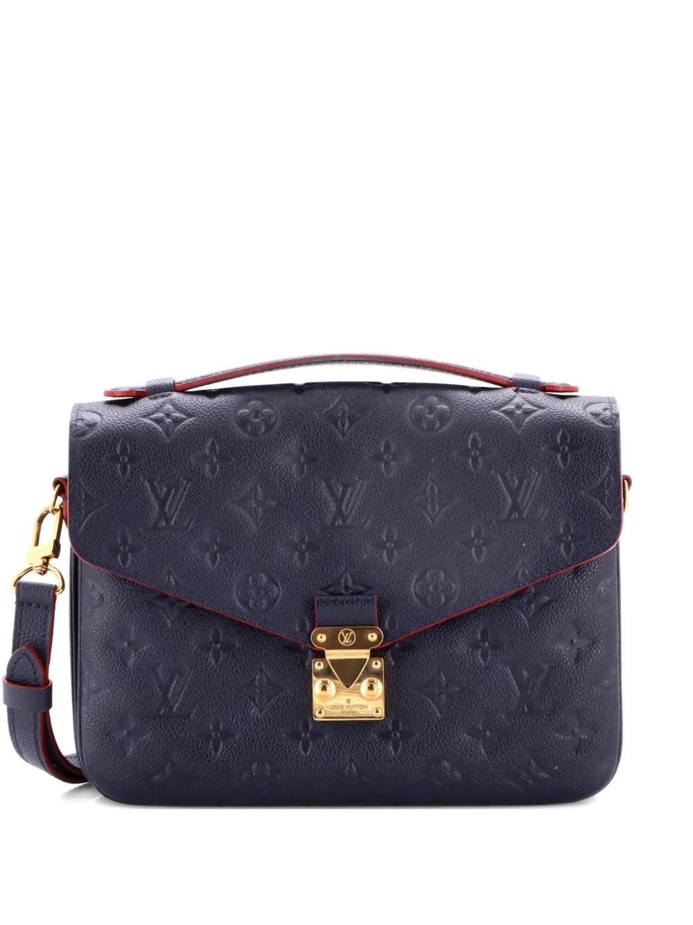 Louis Vuitton Pre-Owned Pochette Metis Monogram Empreinte Leather crossbody bag - Blu