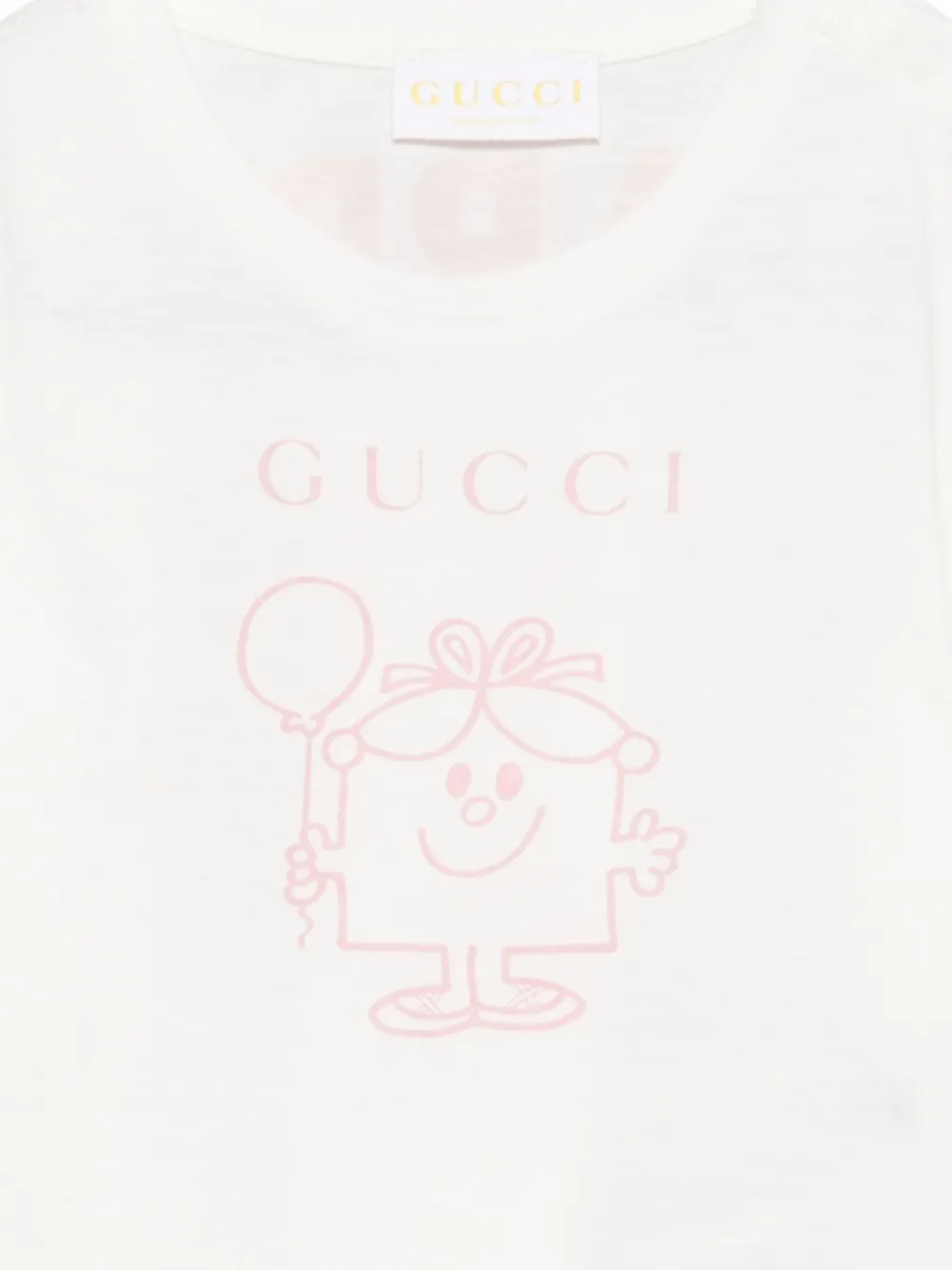 Gucci Kids T-shirt met grafische print Wit