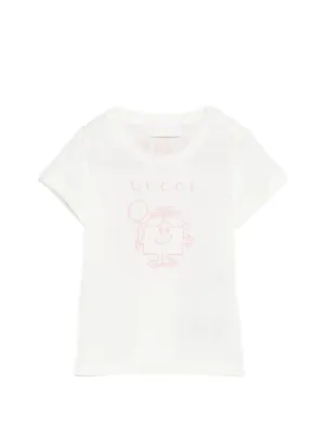 Gucci Kids logo-print Cotton T-shirt | White | FARFETCH ZA