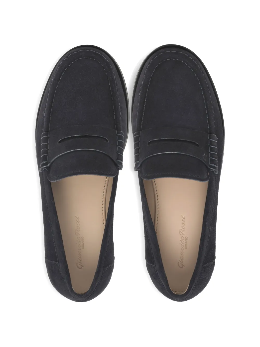 Gianvito Rossi Vernon loafers Blauw