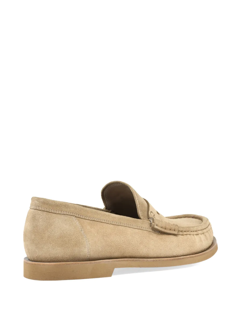 Gianvito Rossi Vernon suède loafers Beige